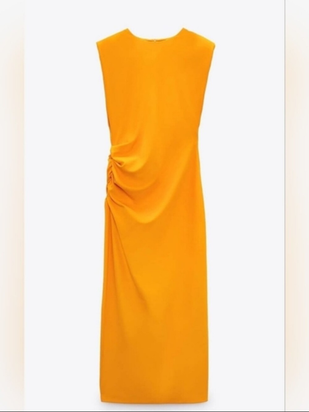 Zara High Neck Draped Dress